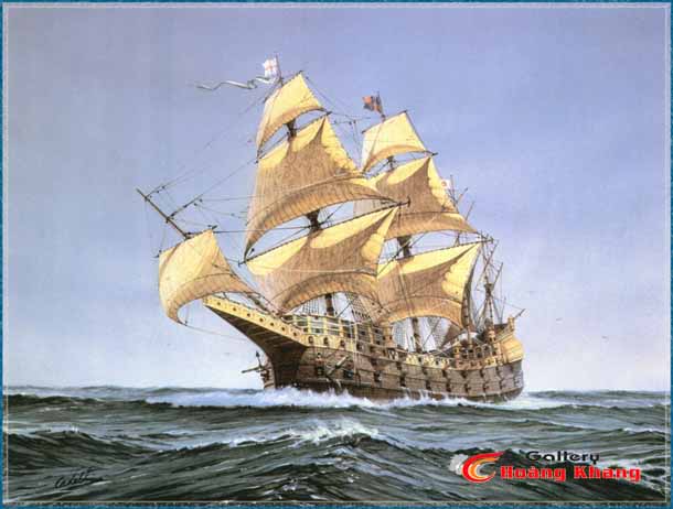 Tranh Thuyền Bườm